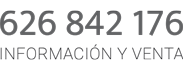 Información y Venta: 626 842 176